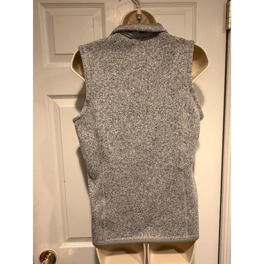 Patagonia Better Sweater Fleece Vest Women’s Medium Gray Full Zip Recycled - Picture 2 of 6